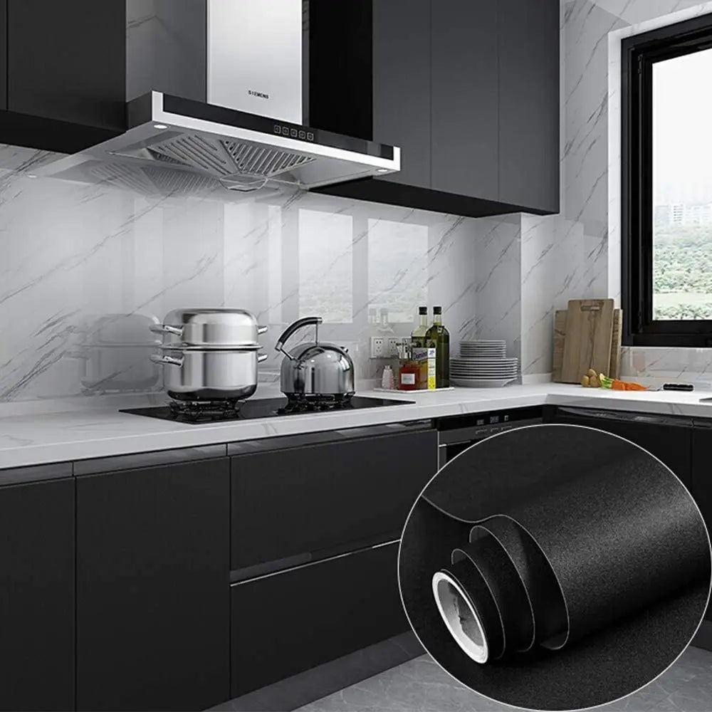 Waterpoof Matte Wallpaper white Vinyl Self-Adhesive Stickers for Wall Furniture Livingroom Contact Paper Home Decor