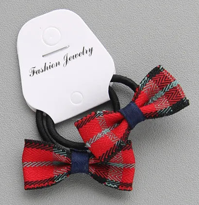 Bộ 2 Dây Buộc Tóc Nơ Xinh Cho Bé Gái