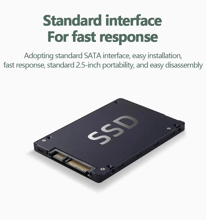 120GB High Speed ​​SSD Hard Drive For Disassembled PC &amp; Laptop