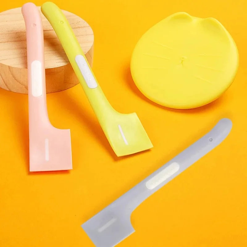 Cute Pet Food Spoon &amp; Lids Easy To Clean