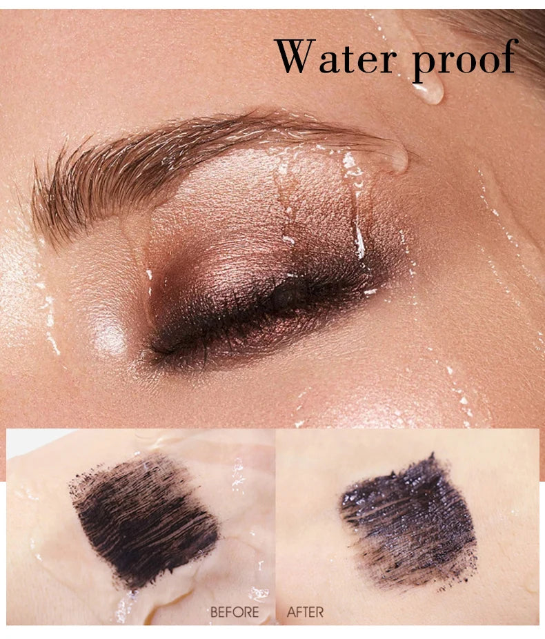 5D Silk Mascara Super Black Long, Waterproof, No Clumping