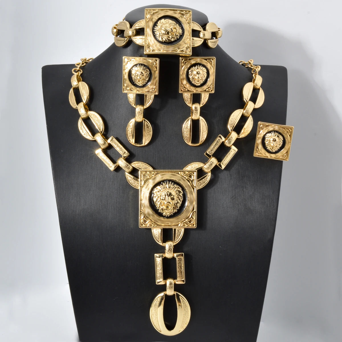 High Quality Gold Plated Jewelry Set African Wedding Dubai