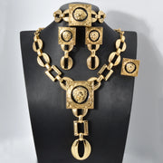 High Quality Gold Plated Jewelry Set African Wedding Dubai