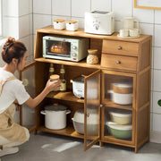 Multi-function Kitchen Cabinets and Shelves for Conveniently Storing Household Items