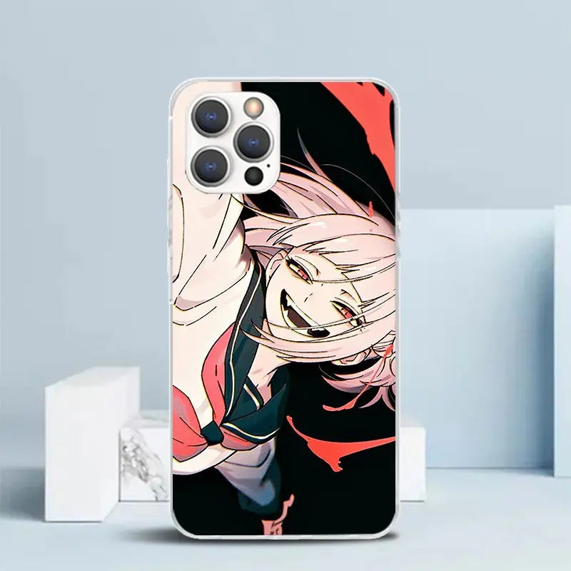 Ốp Lưng Anime Himiko Toga MHA Cho iPhone TPU Dẻo