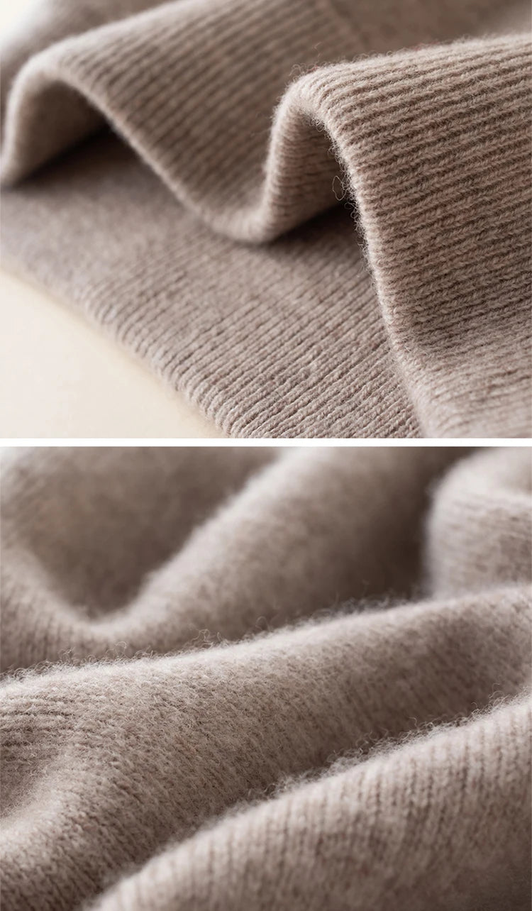 Chân váy len dạ cạp cao dáng ôm thu đông nữ