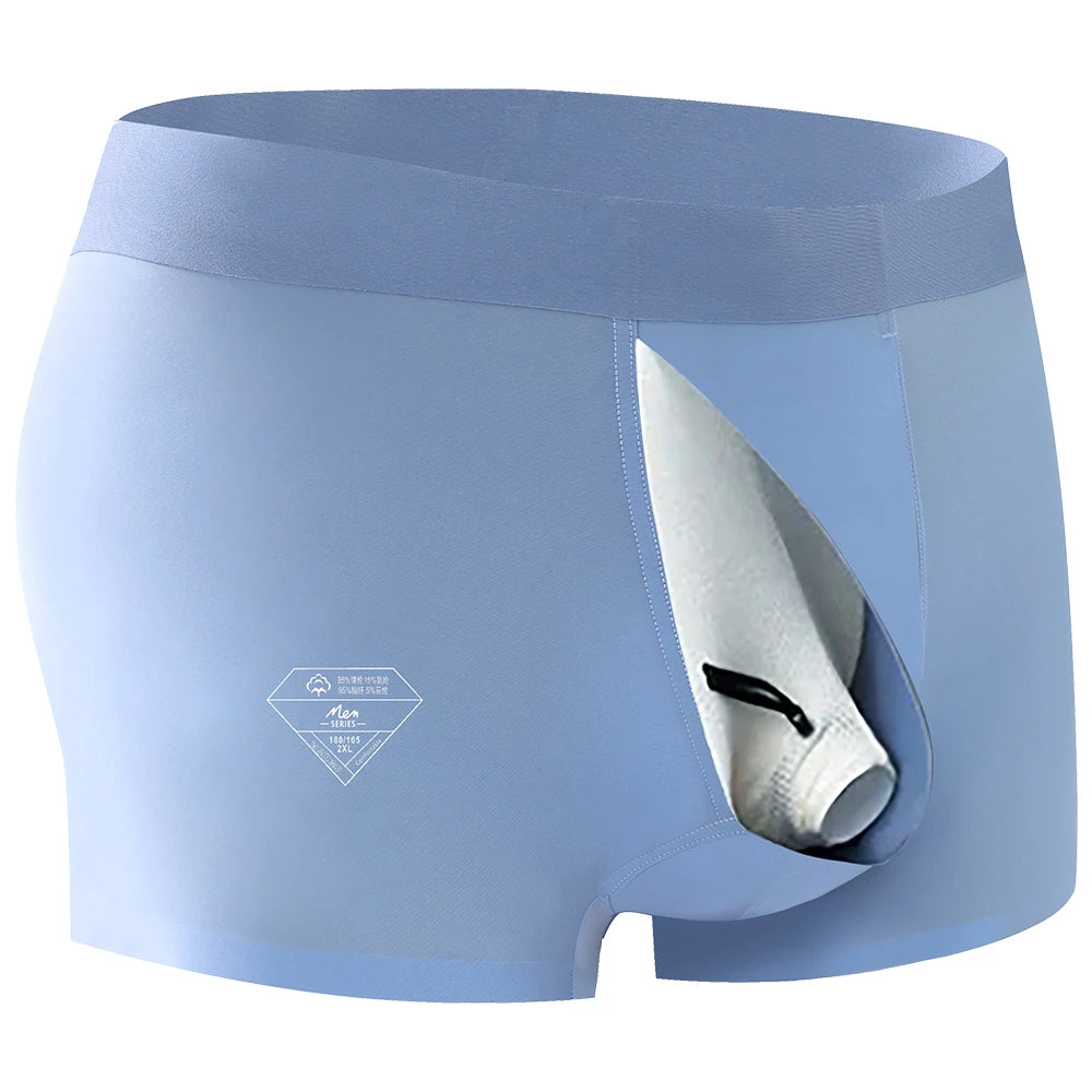 Quần Lót Nam Lụa Lạnh Thoáng Mát Dịu Da Nhạy Cảm
