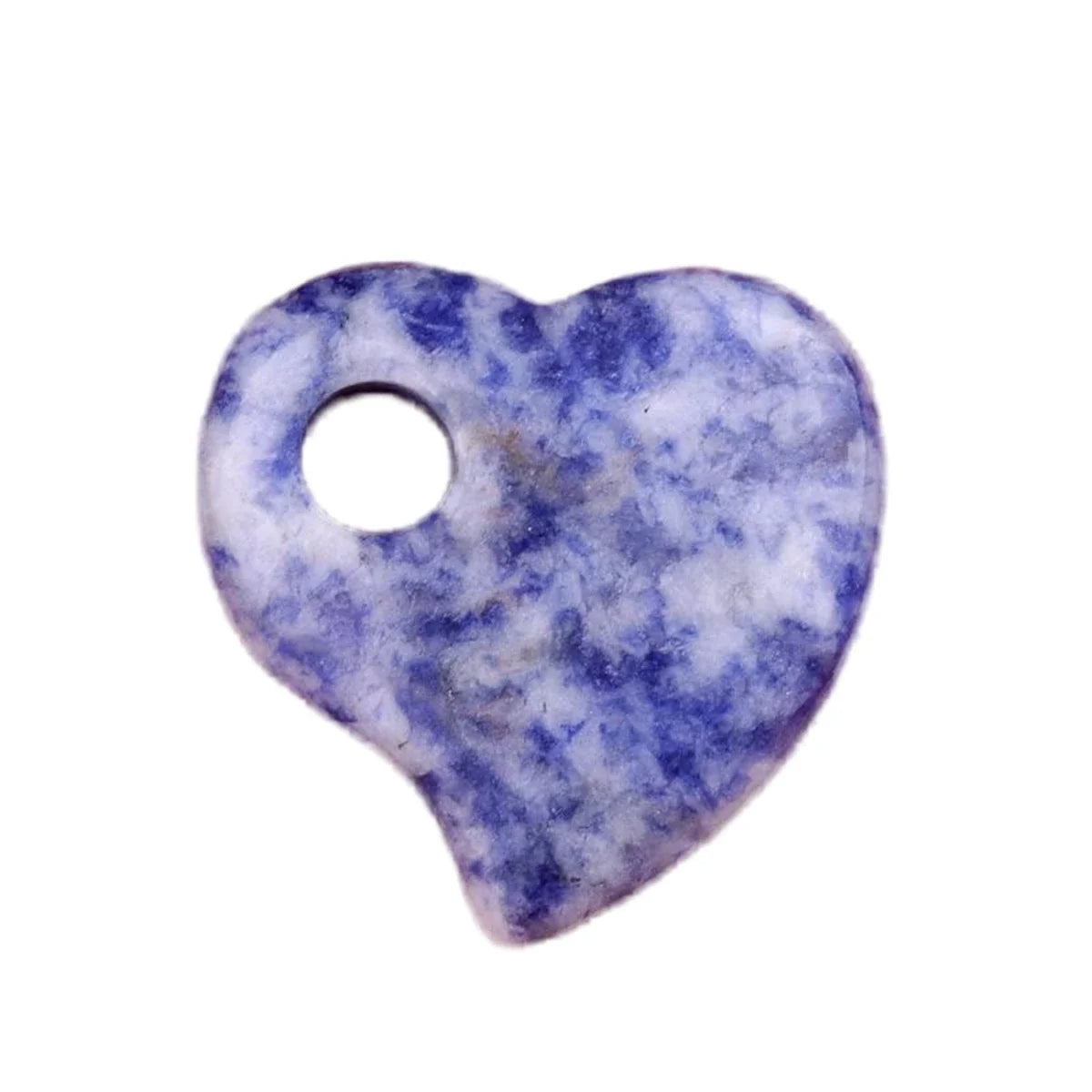30MM Heart Shaped Quartz Healing Pendant