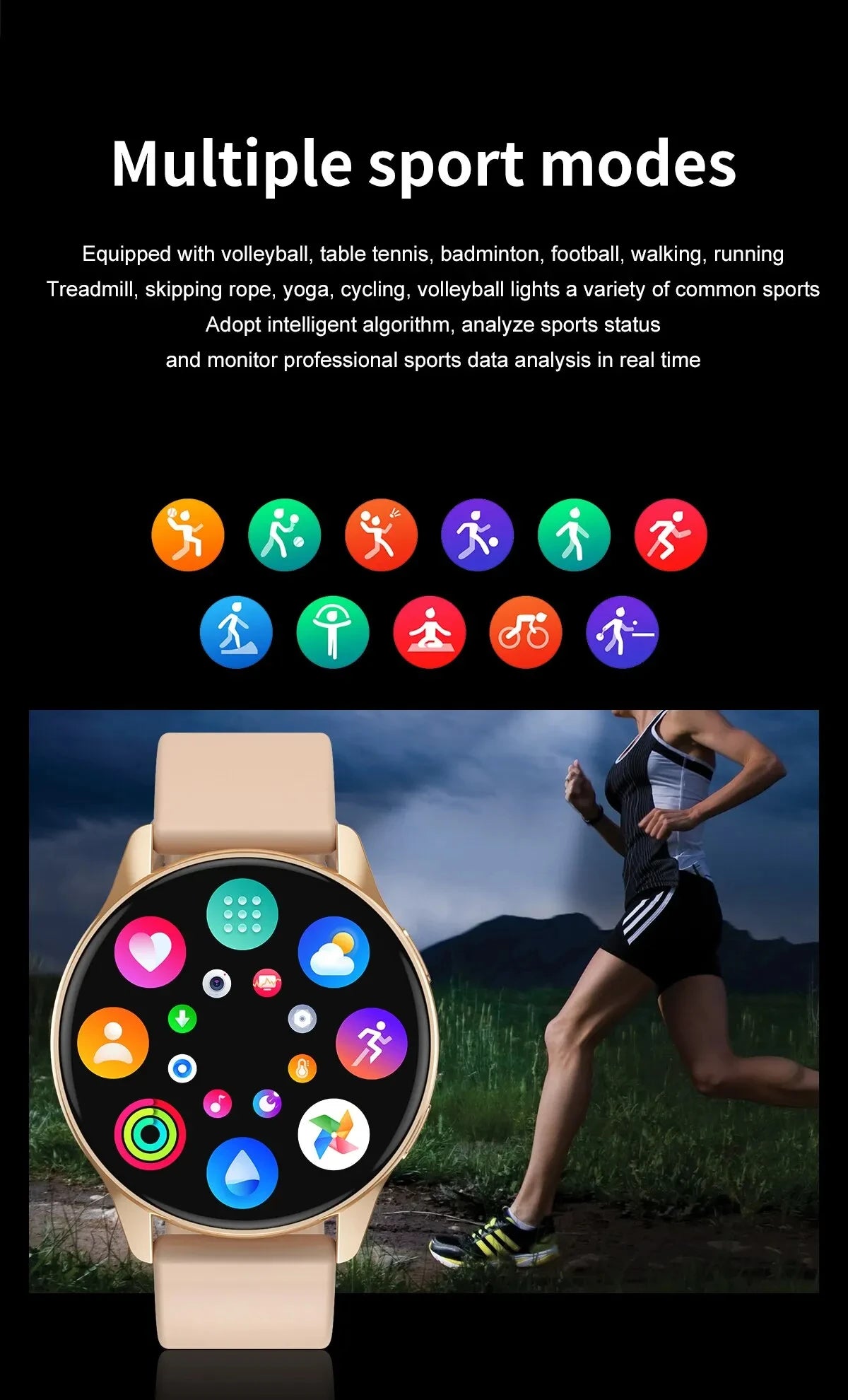 LIGE 2025 Smart Watch Multi-function Wireless Charger