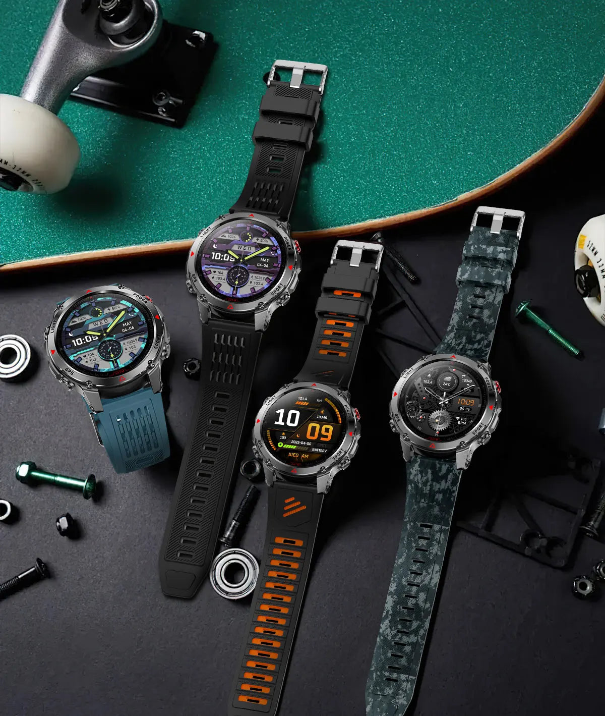 Đồng Hồ Thông Minh 2025 Nam/Nữ Màn Hình AMOLED HD 1.46