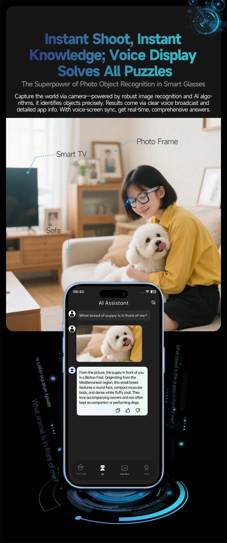 Smart Glasses 2025: Camera, Recording, AI, Language Translation