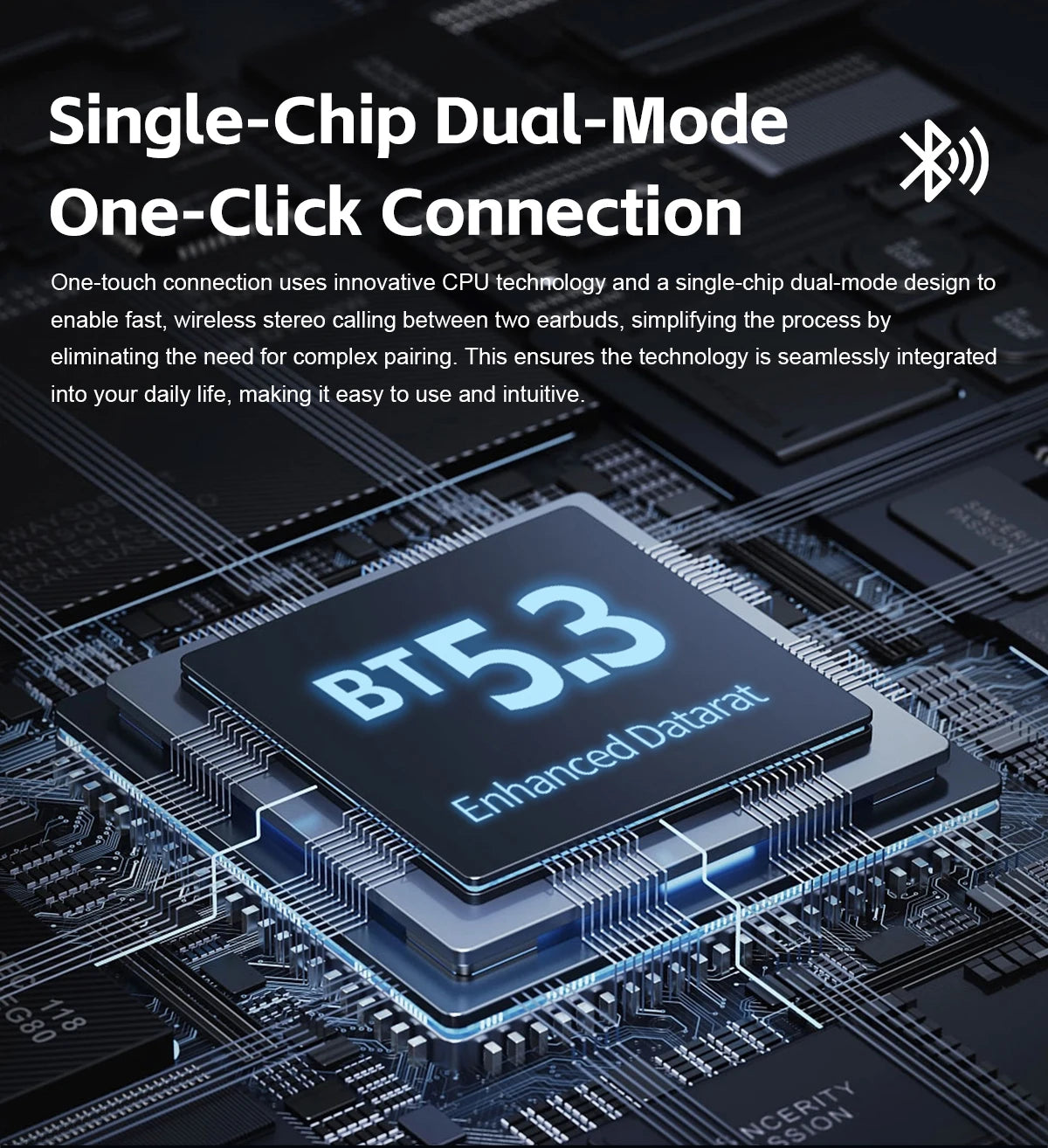 Đồng Hồ Thông Minh TWS 2in1 Chống Nước IP67 Bluetooth