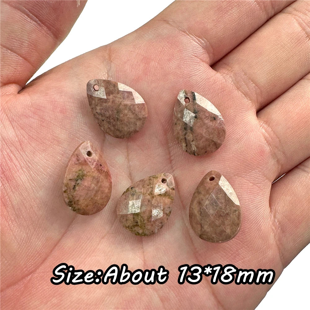 Natural Stone Pendants For Handmade Yoga Jewelry