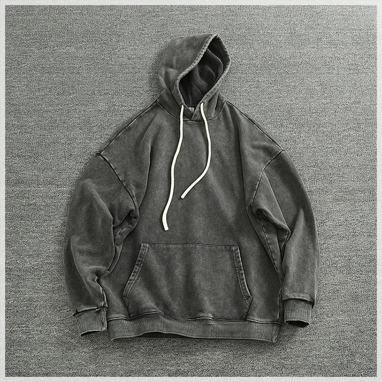 Áo Hoodie Nam Cotton Dày Túi Kangaroo Cá Tính Mới