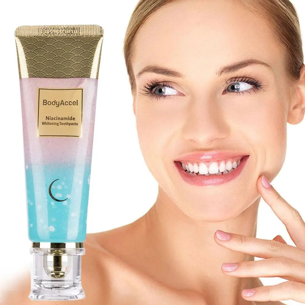 Niacinamide Whitening Toothpaste Fresh Breath Intensive Toothpaste Protect Enamel Periodontitis Stain Removal Tooth Prevent - Daisan Mart