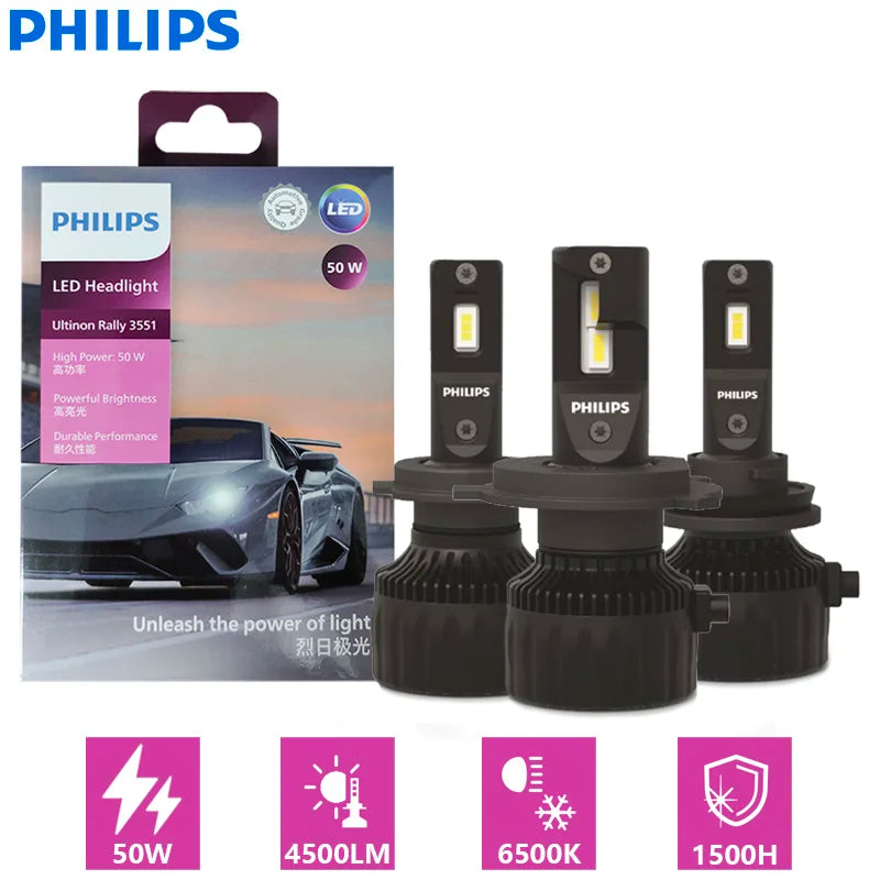 Philips Ultinon Rally 3551 Super Bright 50W LED Bulb