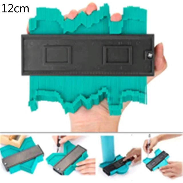 Shape Contour Gauge Duplicator 5/6/10/20inch Profile Measuring Tool Tiling Laminate Tiles Tools Plastic Contour Copy Duplicator