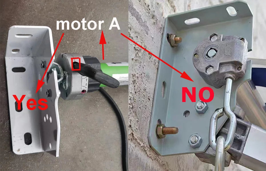 Dooya DM45RM tubular motor for rolling doors, automatic curtains