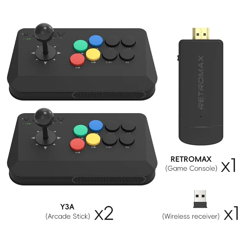 Tay Cầm Arcade Không Dây DATA FROG Y3A Max Đa Nền Tảng - Daisan Mart