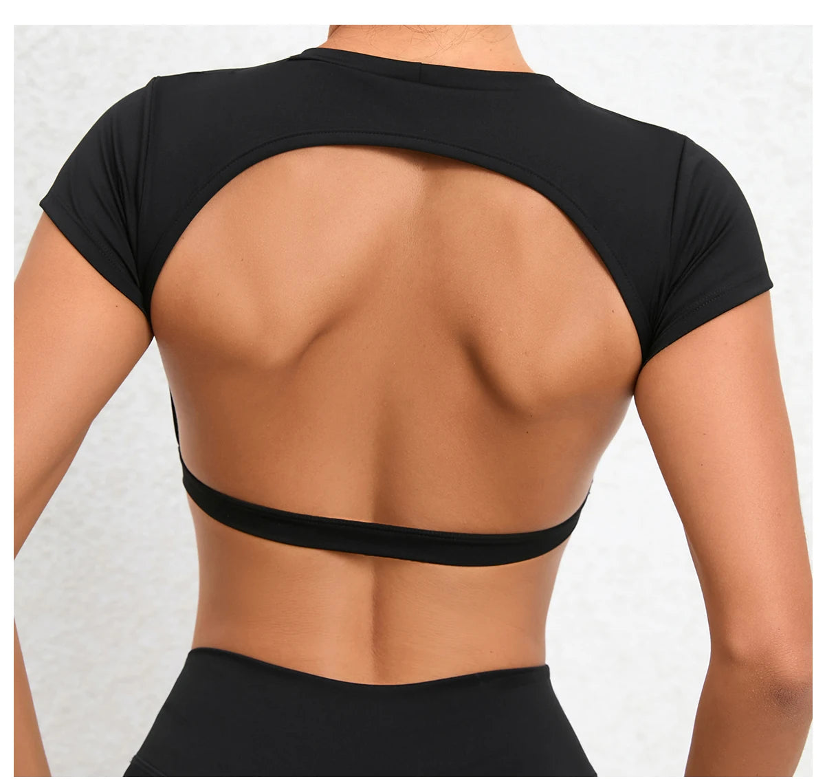 Women's Backless Sports Top Yoga Gym Fitness