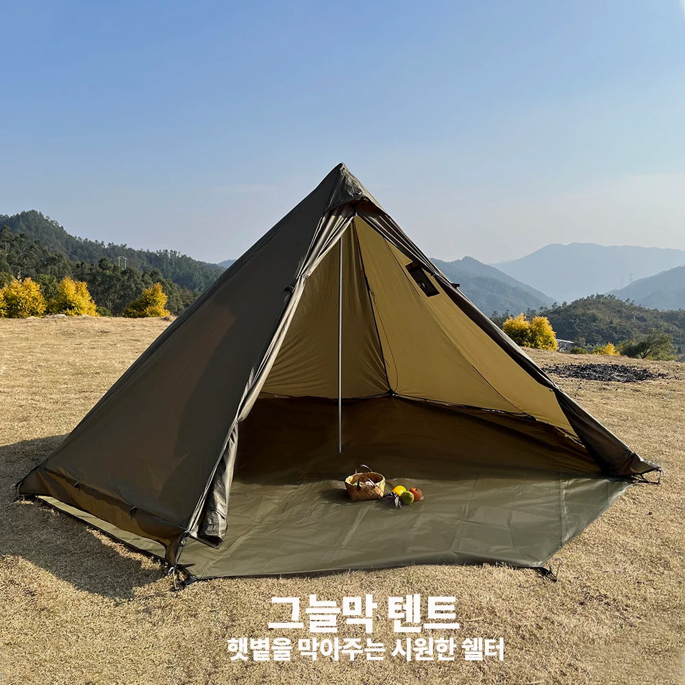 4 Season Waterproof Multi-Purpose Tipi Tent with Chimney