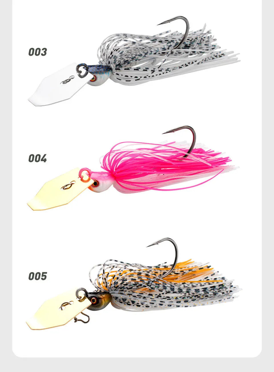 Mồi Câu Cá WALK FISH: Lưỡi Xoay Sắc Nét 7-21g