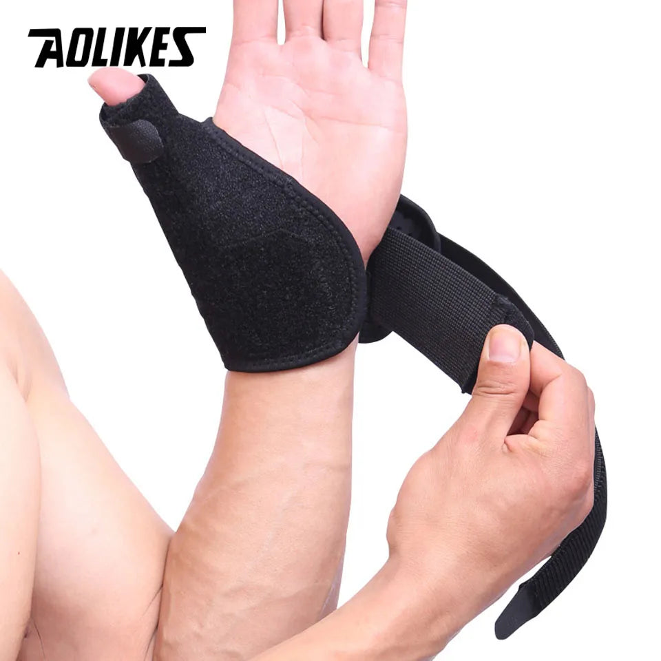 AOLIKES 1PCS Thumb Splint with Wrist Support Brace-Thumb Brace for Carpal Tunnel ,Thumb Spica Splint Stabilizer - Daisan Mart