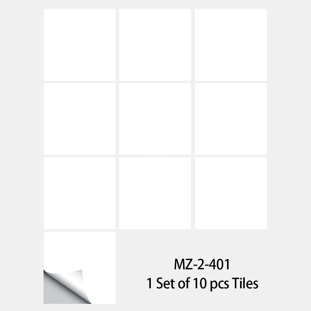 10 pieces of waterproof turquoise wall tiles