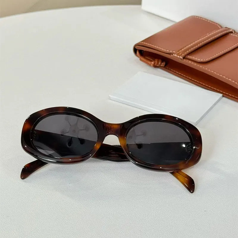 Kính Mát Nữ Oval Cao Cấp Acetate UV400