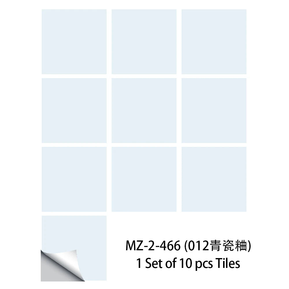 10 pieces of waterproof turquoise wall tiles