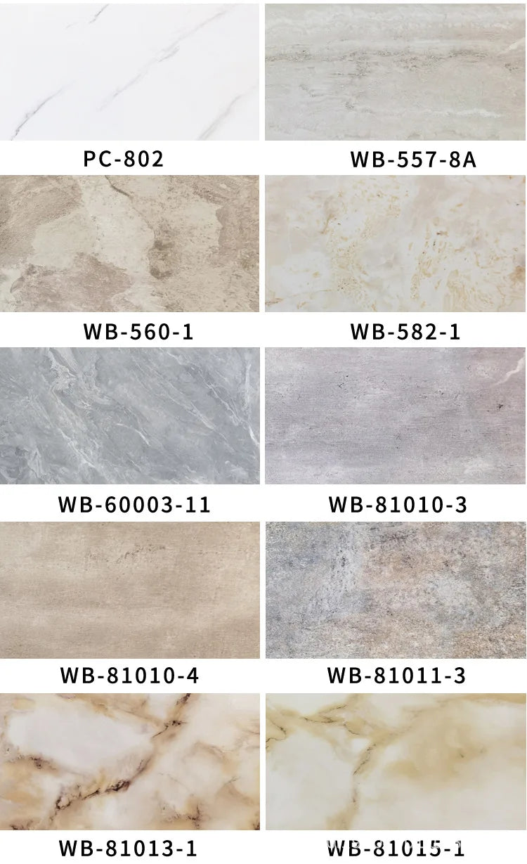 30X60CM SXP marble wood grain wall skirt entrance hall living room kitchen aluminum mold self-adhesive waterproof