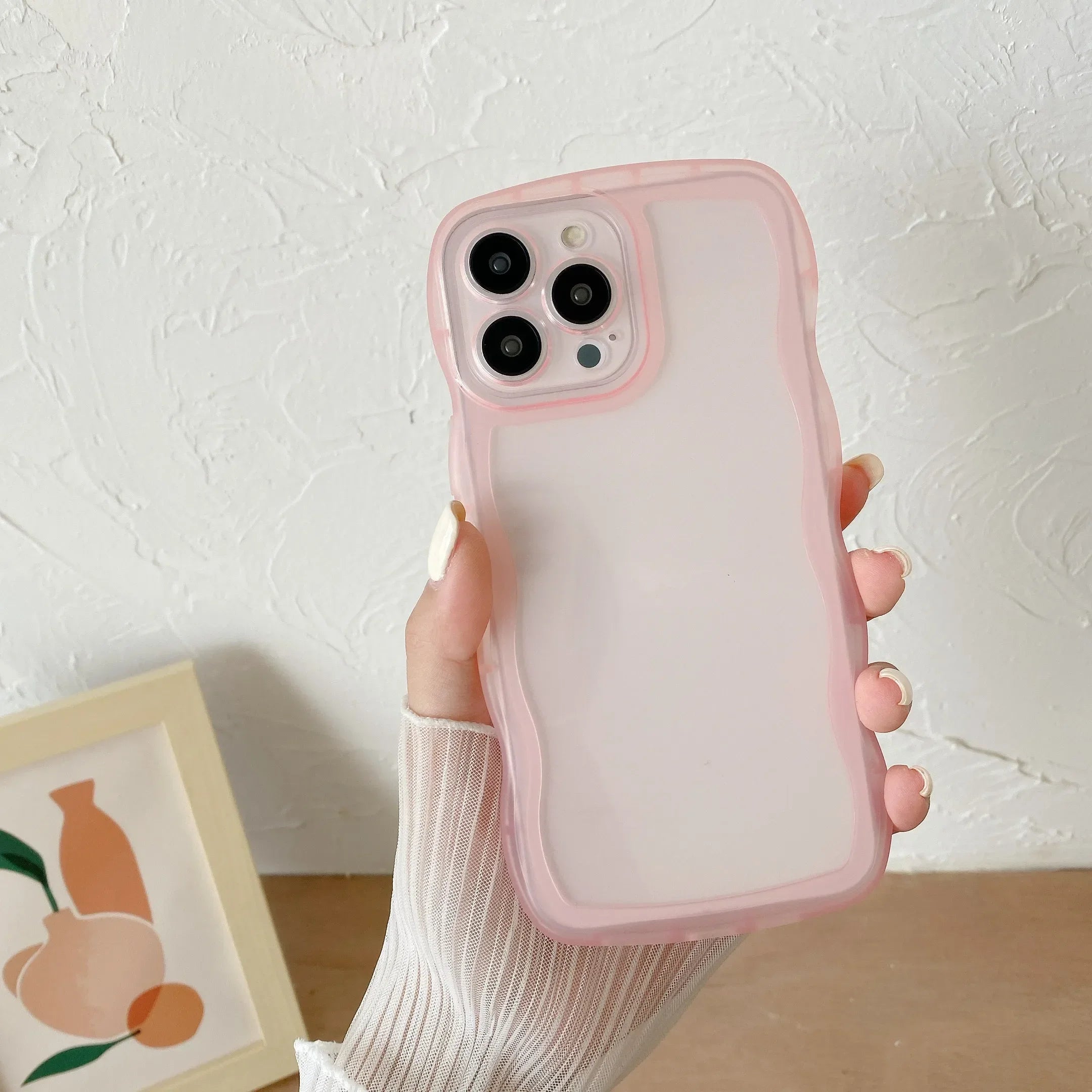 Cute Transparent Ripple Case For iPhone