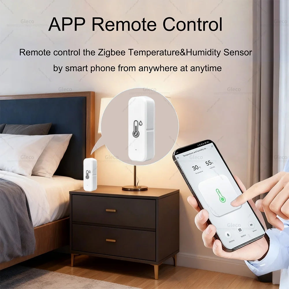 Cảm Biến Nhiệt Độ & Độ Ẩm Tuya Zigbee 3.0 Thông Minh - Daisan Mart