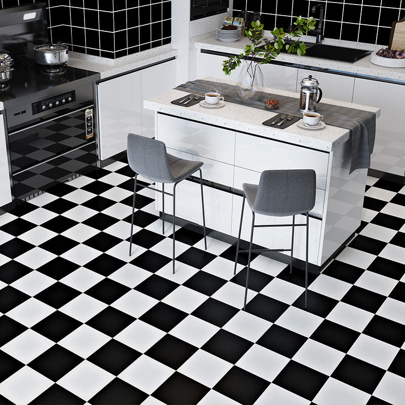 Simulated Marble Tile Floor Sticker PVC Waterproof Self-adhesive for Living room Toilet Kitchen Home Floor Decor 3d Wall sticker