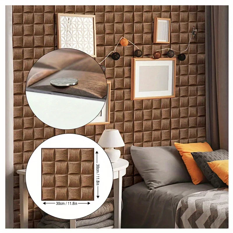 Miếng Dán Tường 3D Giả Đá Tự Dính - 10 Tấm - Daisan Mart