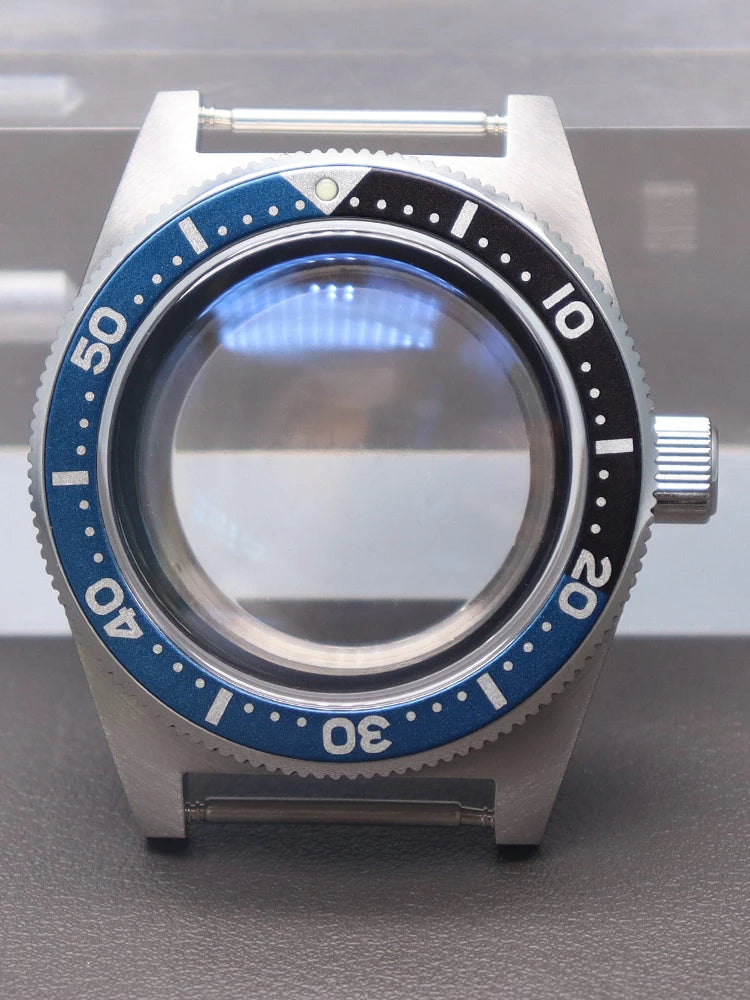 Modified Seiko 62MAS Diving 40mm Vintage Watch Cases Bubble Sapphire Crystal Glass Fit NH34 NH35 NH36 NH38 Movement 28.5mm Dial - Daisan Mart