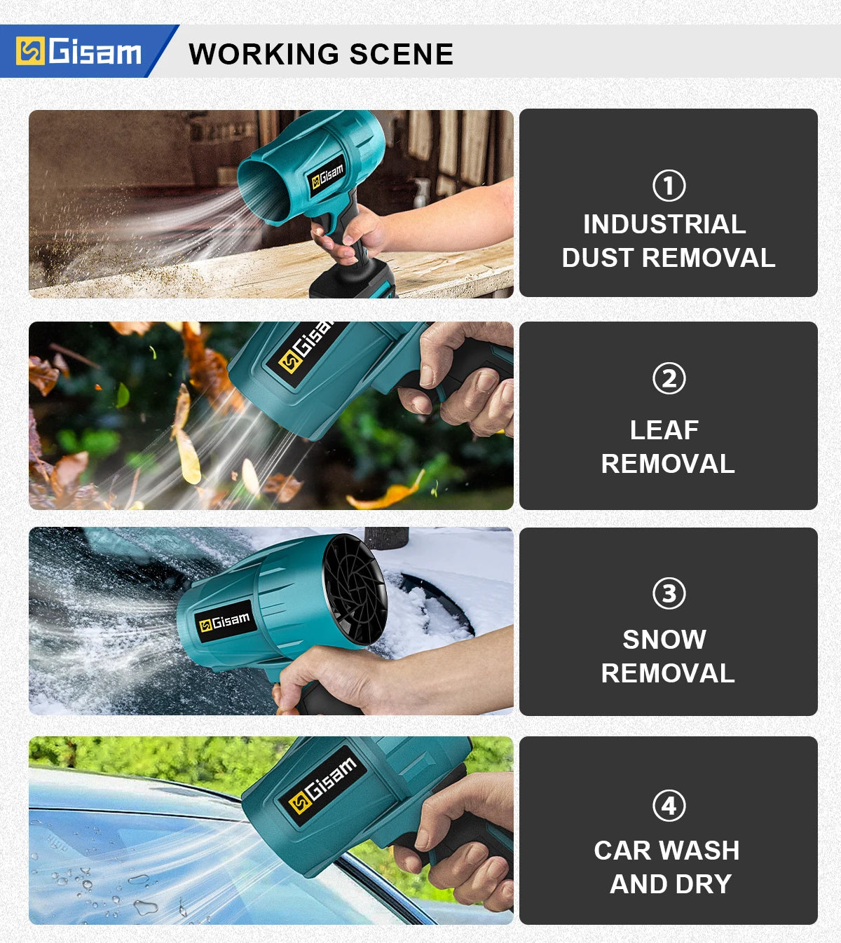 Máy Thổi Bụi Turbo Brushless 18V Tốc Độ Cao Makita - Daisan Mart