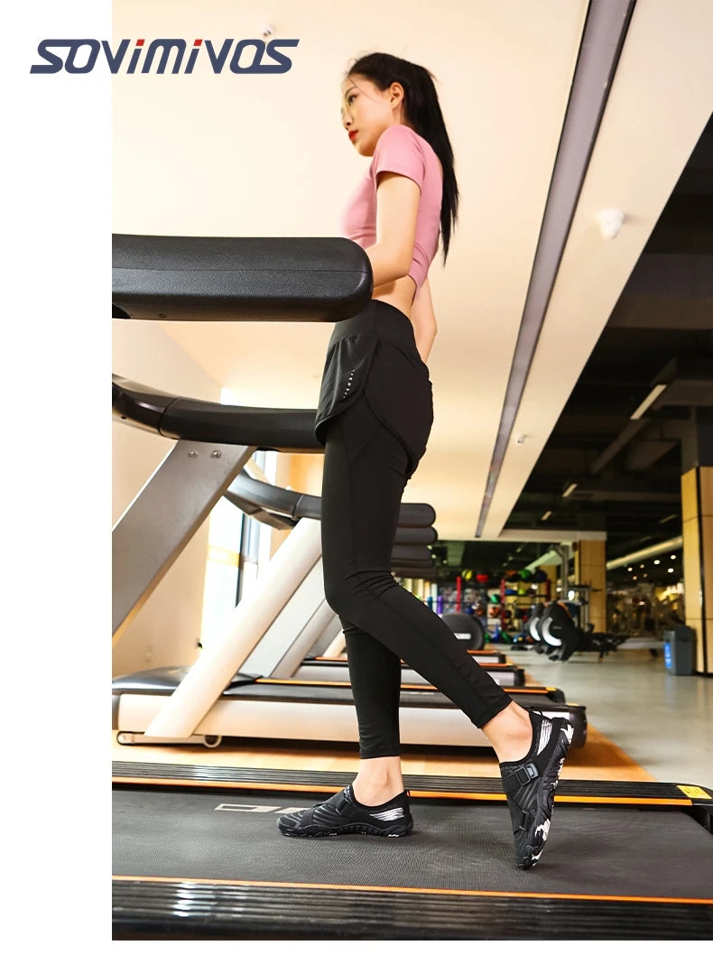 Giày Chạy Bộ Tối Giản Nam Nữ Đế Mỏng Rộng Ngón