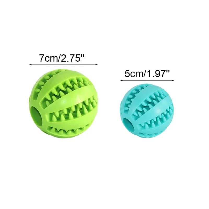 Interactive Play Ball for Dogs and Cats - Chewing &amp; Teeth Cleaning Tool