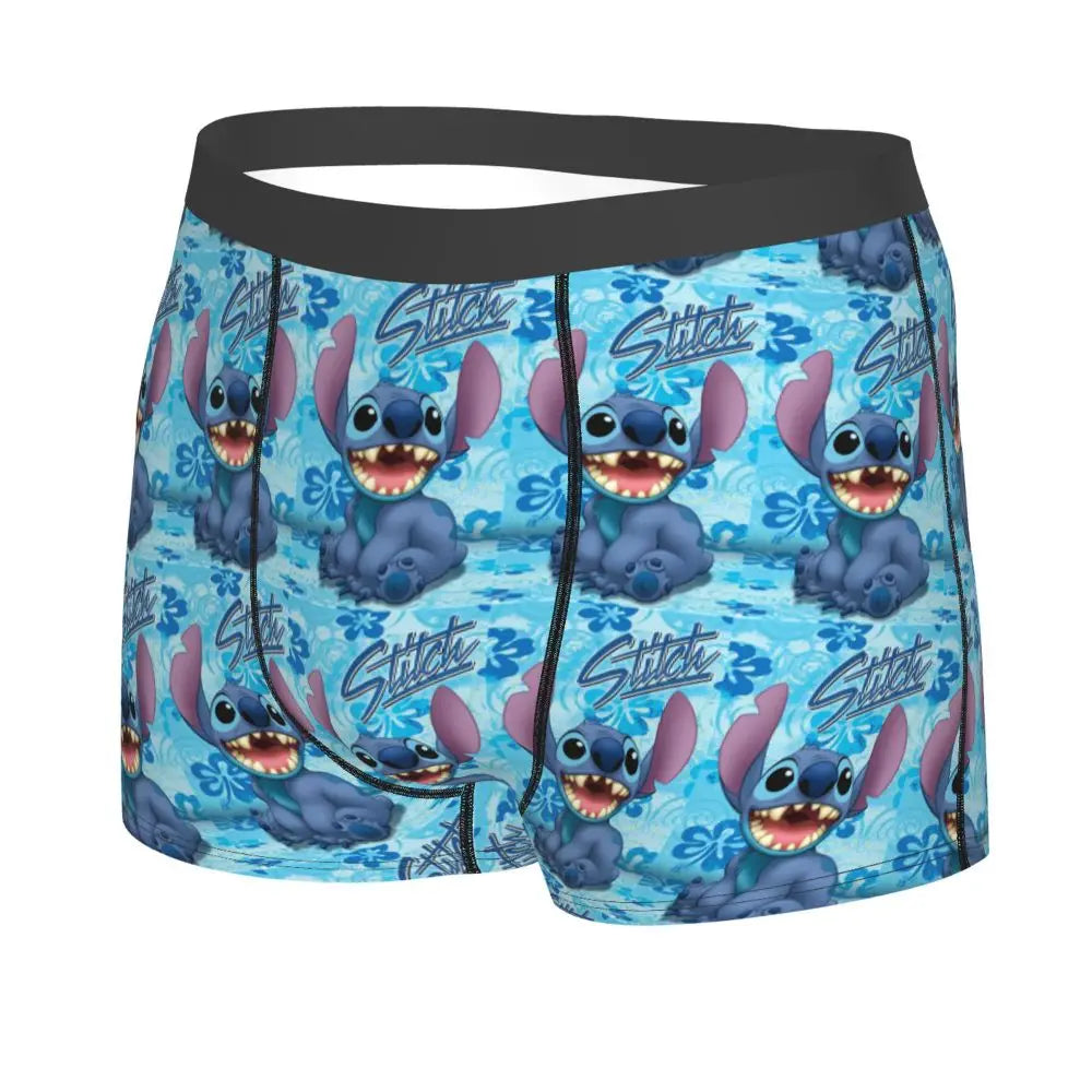 Quần Sịp Nam Lilo Stitch Thoải Mái Phong Cách Anime