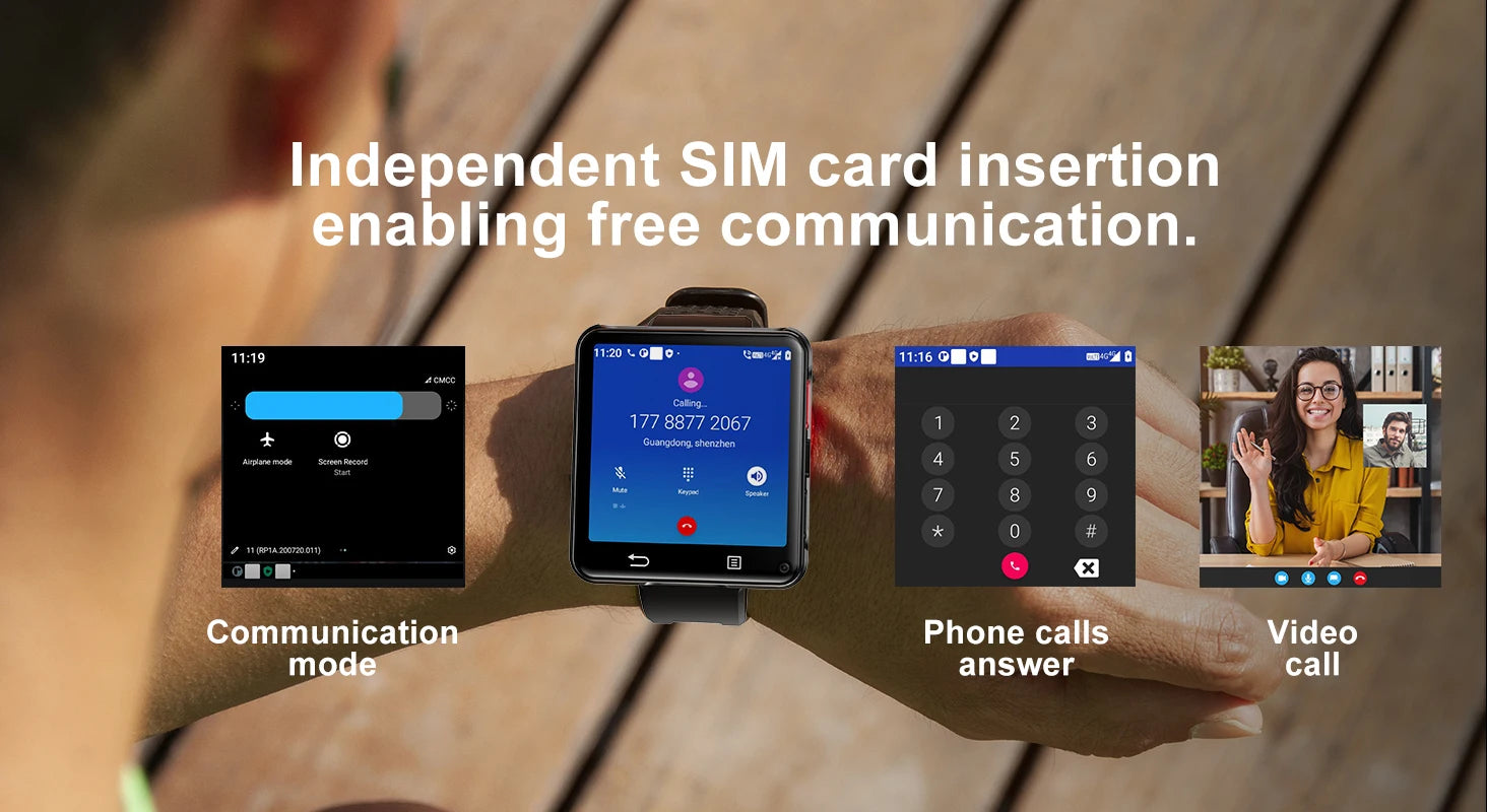 Đồng Hồ Thông Minh 4G Màn Hình Lớn 2.64 Android 11