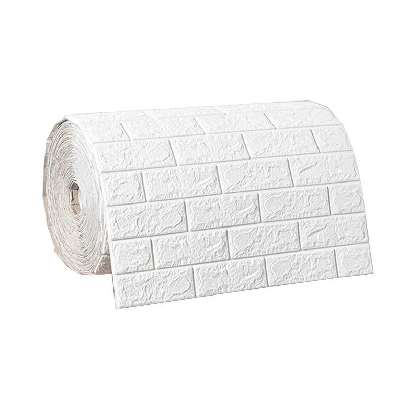 3D waterproof self-adhesive brick-like wall panels