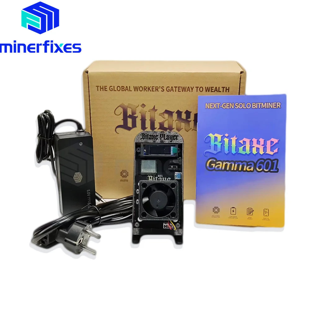 Máy đào BTC BCH Bitaxe 601 Gamma 1.2TH/S BM1370 EU - Daisan Mart
