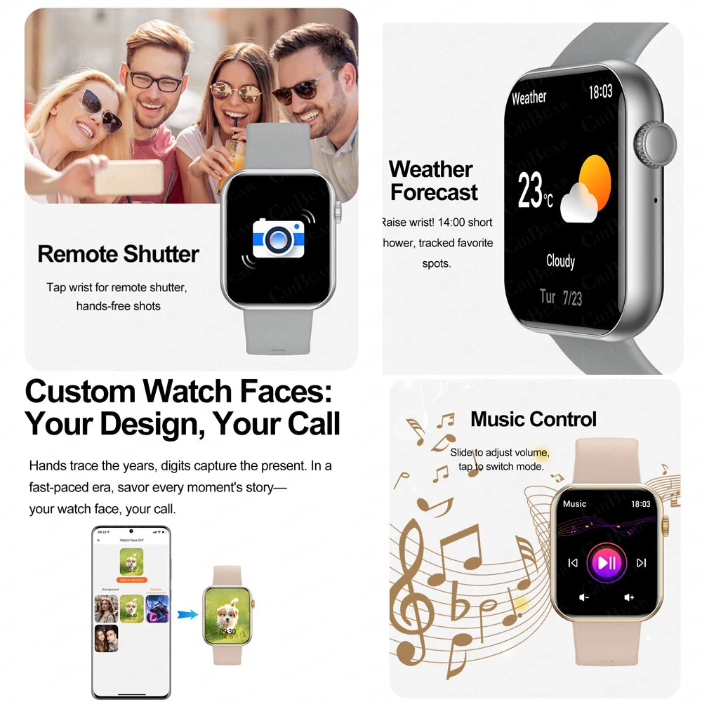 Smart Watch 2025 Touch Screen Bluetooth Calling