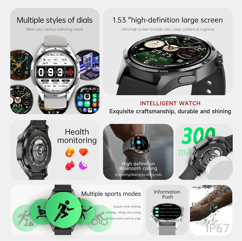Smart Watch 5 Pro - AMOLED Screen, BT Calling