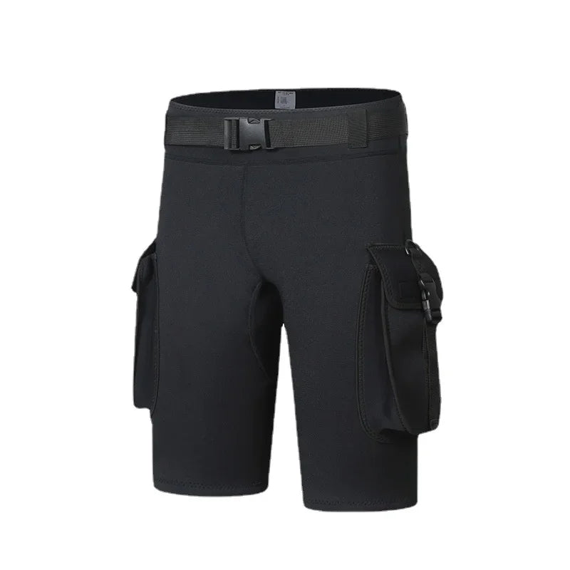 Quần bơi lặn neoprene 3mm dày giữ ấm có túi