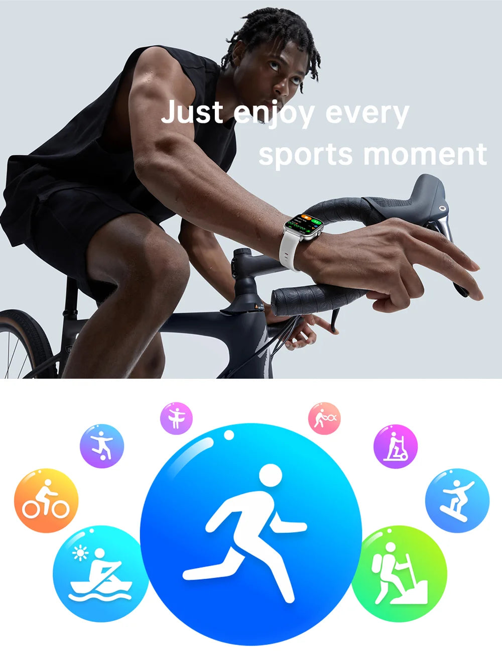 Đồng Hồ Thông Minh 2025 2.01 Gọi Nhạc Thể Thao Chống Nước