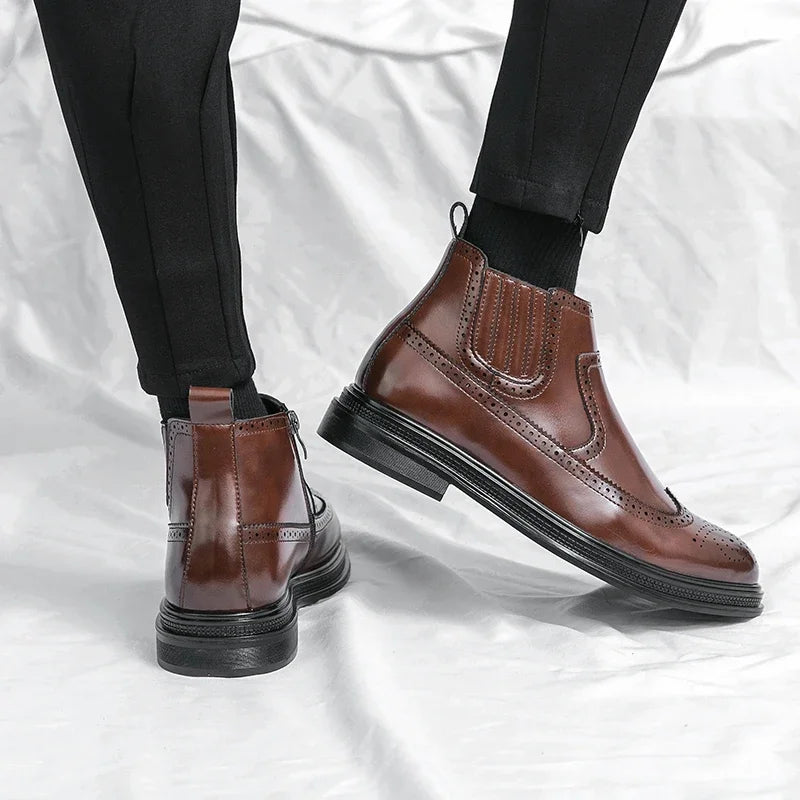 Giày Da Bò Cổ Thấp 2025 - Thời Trang & Êm Ái