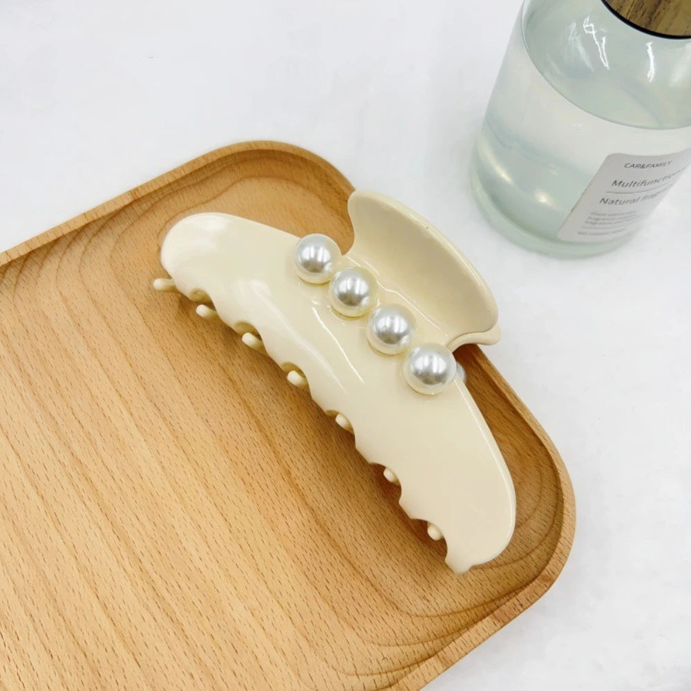 Kẹp Tóc Ngọc Trai Pháp Vintage Thanh Lịch Hàn Quốc