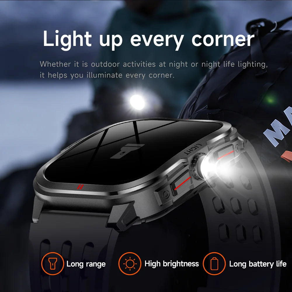 Đồng Hồ Thông Minh Nam 2025 2.01 HD, Gọi Bluetooth